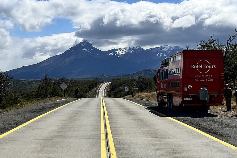 Unendliche Weiten auf dem Weg zum Torres del Paine Nationalpark 