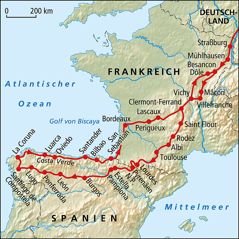 Mit Lennep Offensiv Auf Dem Jakobsweg Wandern MMFKRE