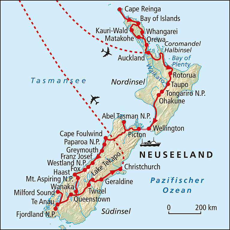 Neuseeland Reise zum schönsten Ende der Welt mit Rotel Rotel Tours