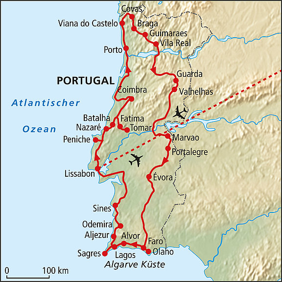 Große Portugal Rundreise Reisen & Expeditionen Rotel