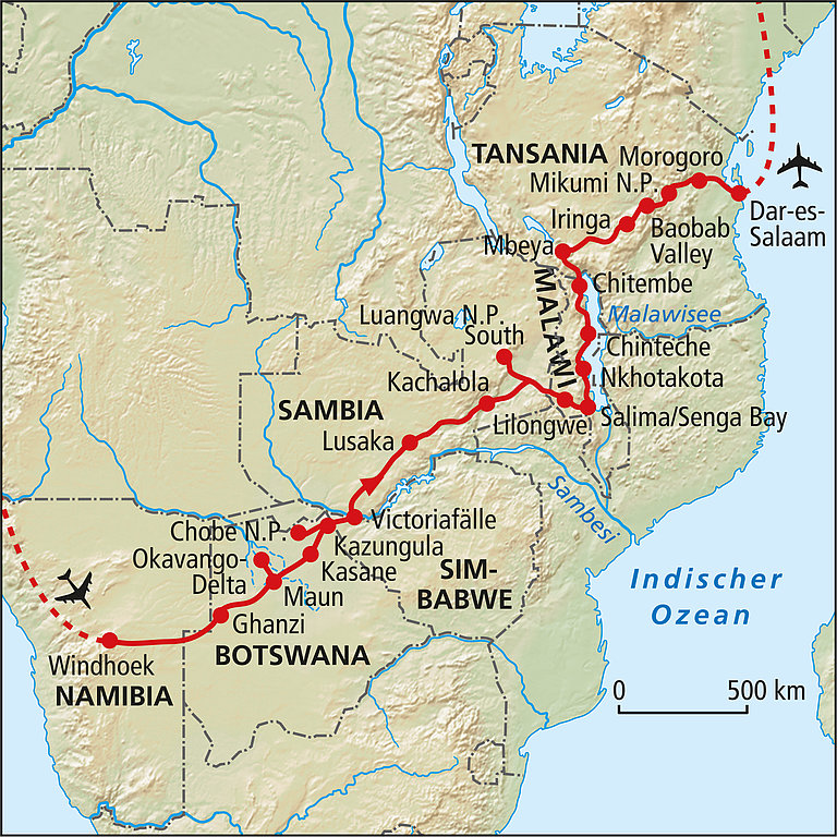 Expeditionsreise Quer Durch Afrika Reisen Expeditione Rotel Tours