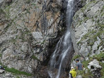 Wasserfall Gebirge