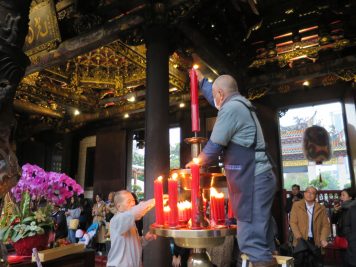 Tempel Kerzen Taipeh