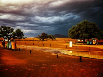 Namibia, Abendstimmung
