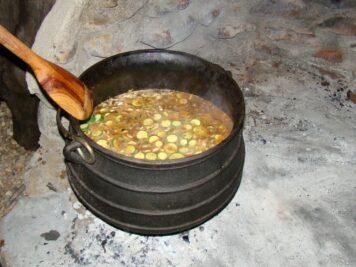Potjiekos in Namibia
